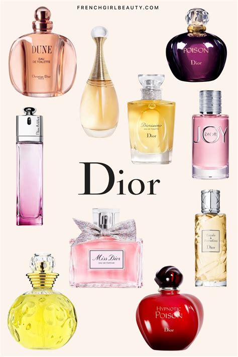 dior cologne women|christian dior fragrances list.